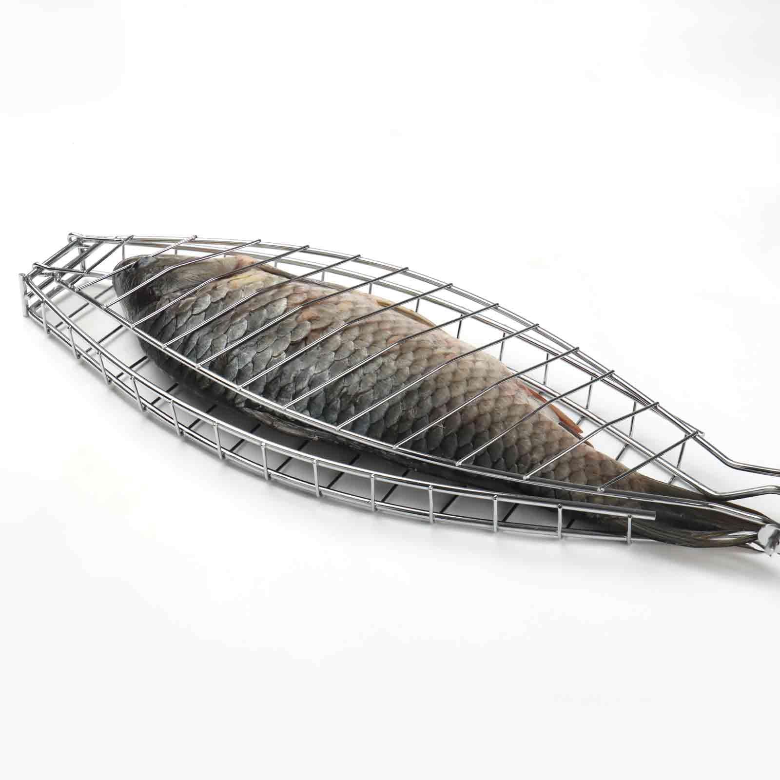 shidaishiye Fish Grill Basket, 25 inch x 6.15 x 1.2 inch, plating