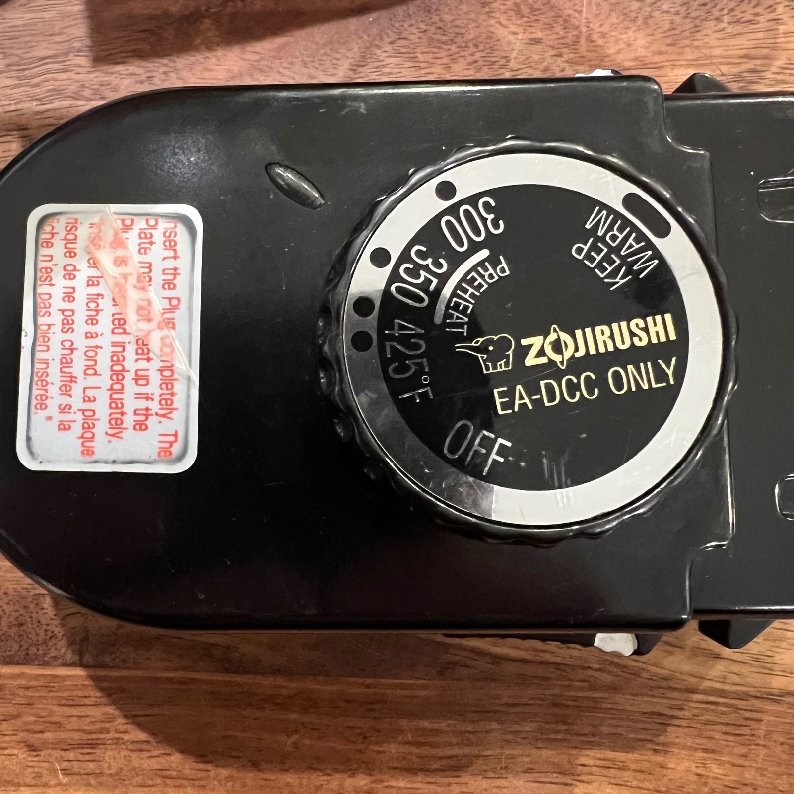 Zojirushi Gourmet Sizzler Electric Griddle EA-DCC10 Stainless Steel Black