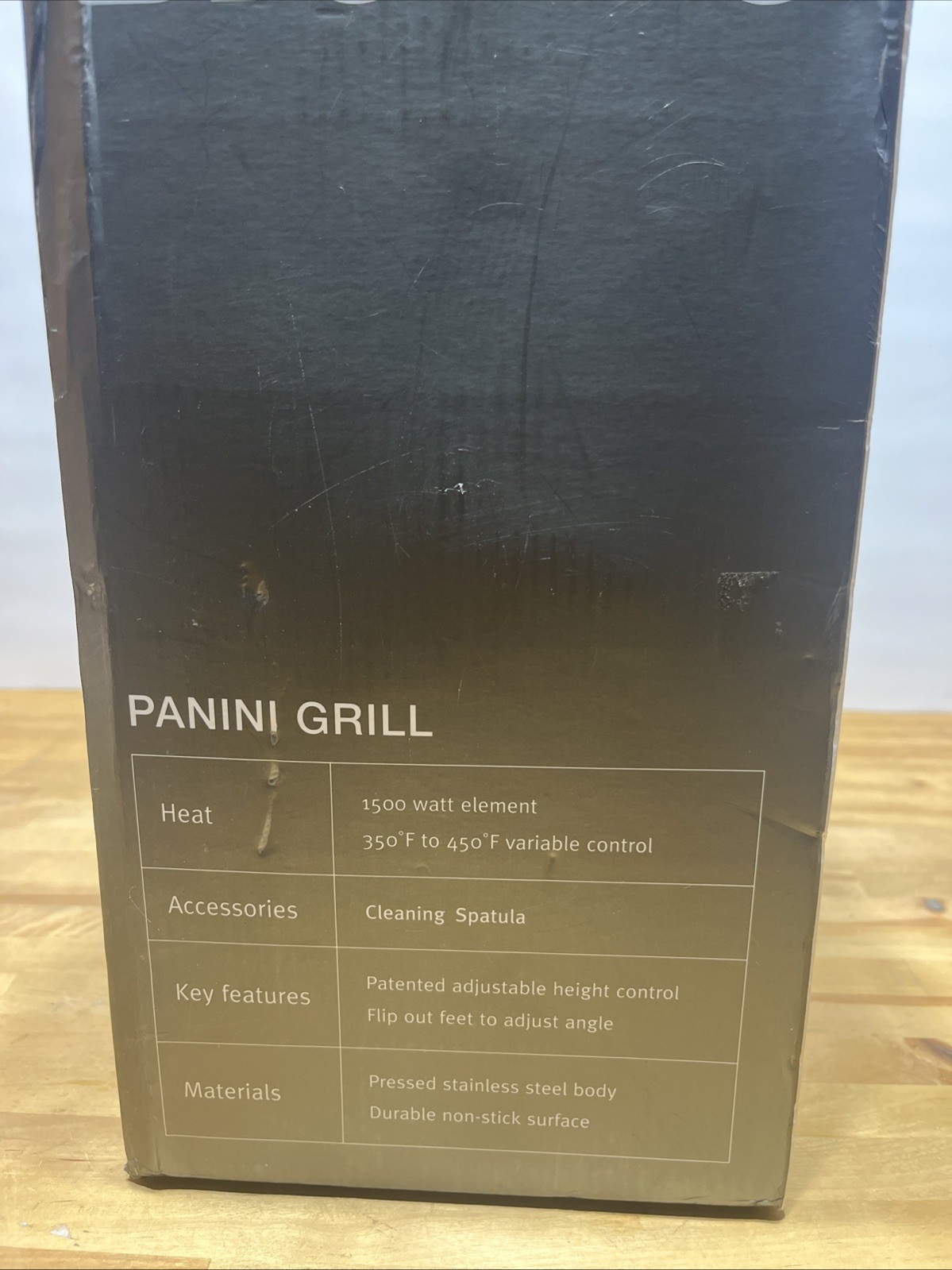 BREVILLE PANINI GRILL PRESS TG425XL BRUSHED STAINLESS 1500W