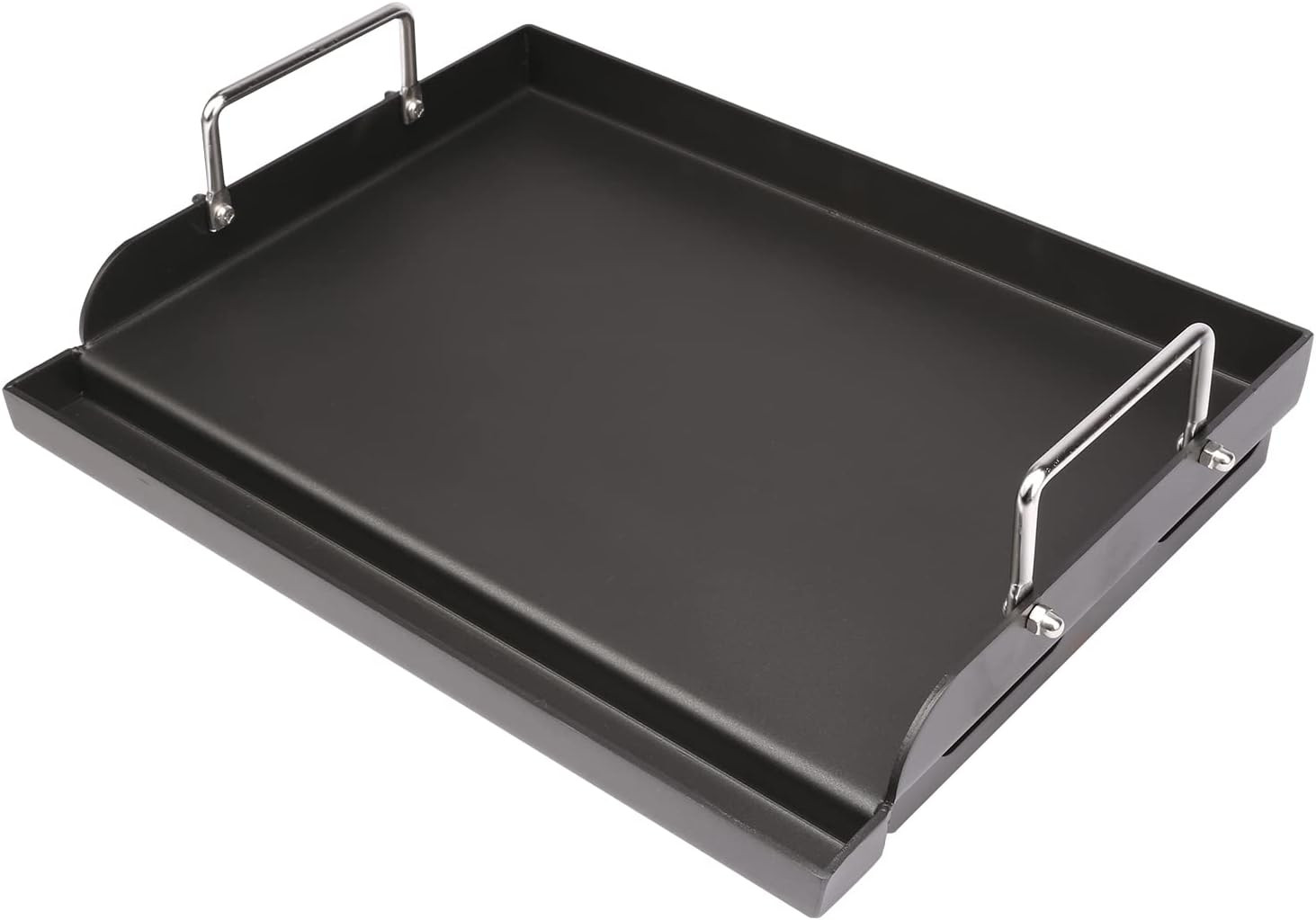 Cast Iron Griddle, Pre-Seasoned, Nonstick, 17 X 13 in Flat Top | Griddle for Gas