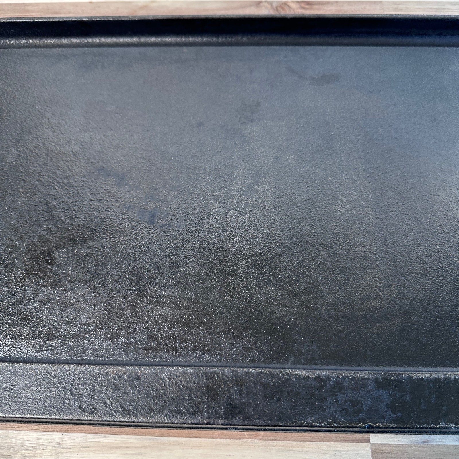 Lodge Pro-Grid Cast Iron Reversible Grill Griddle Combo PG12 USA 20×10.5 USA