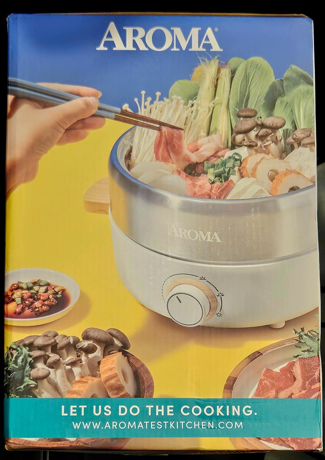 NEW!!! Aroma Whatever Pot with versatile, dual cooking surfaces