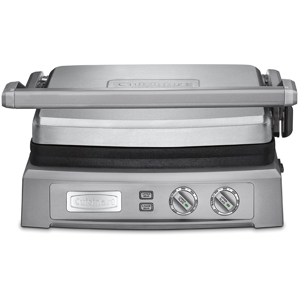 Cuisinart Griddler Deluxe Brushed Stainless + 1 Year Extended Warranty