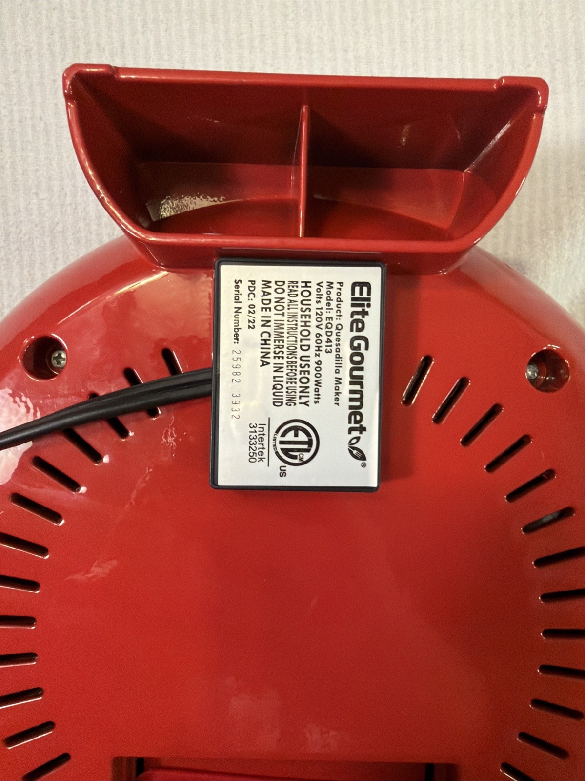 Elite Gourmet Eqd-413 Electric Non-stick 8″ Quesadilla Maker, Easy-sli Tested