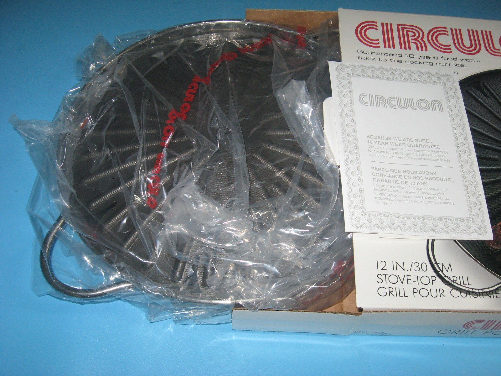 MEYER CIRCULON 12″/30 cm STOVE TOP GRILL | Nonstick | NEW IN BOX | Home/Camping
