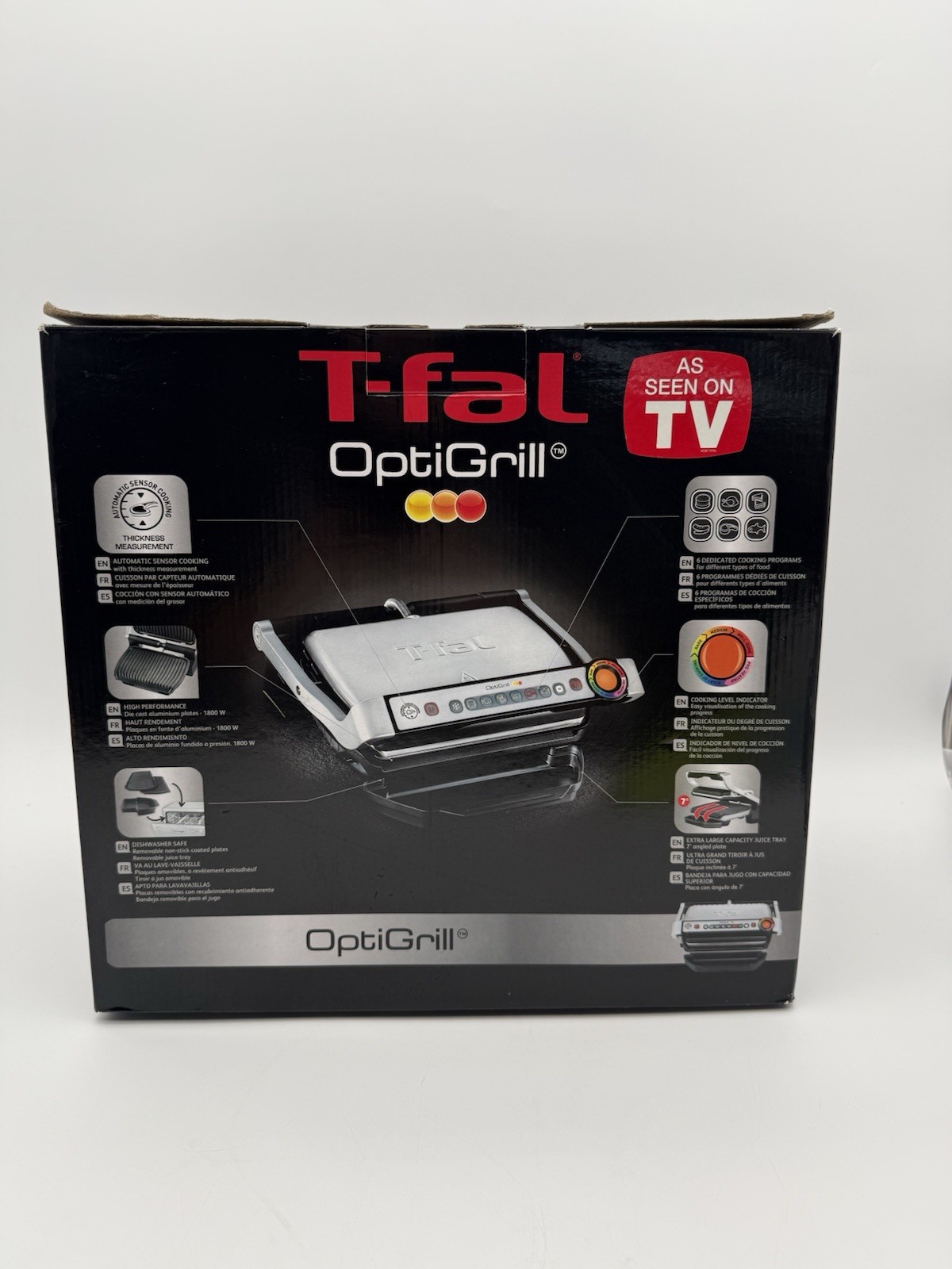 T-fal OptiGrill New Open Box NOT Used