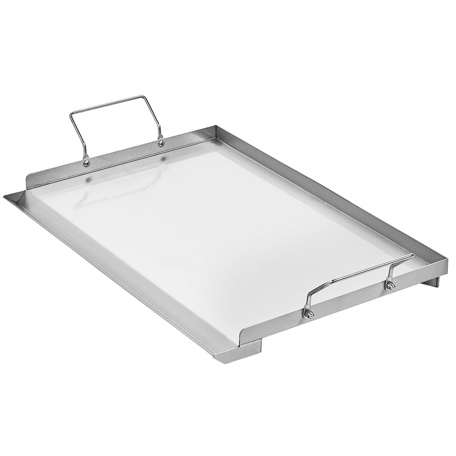 23×16 in Flat Top Griddle Stainless Steel Universal BBQ Grill Pan Cookware