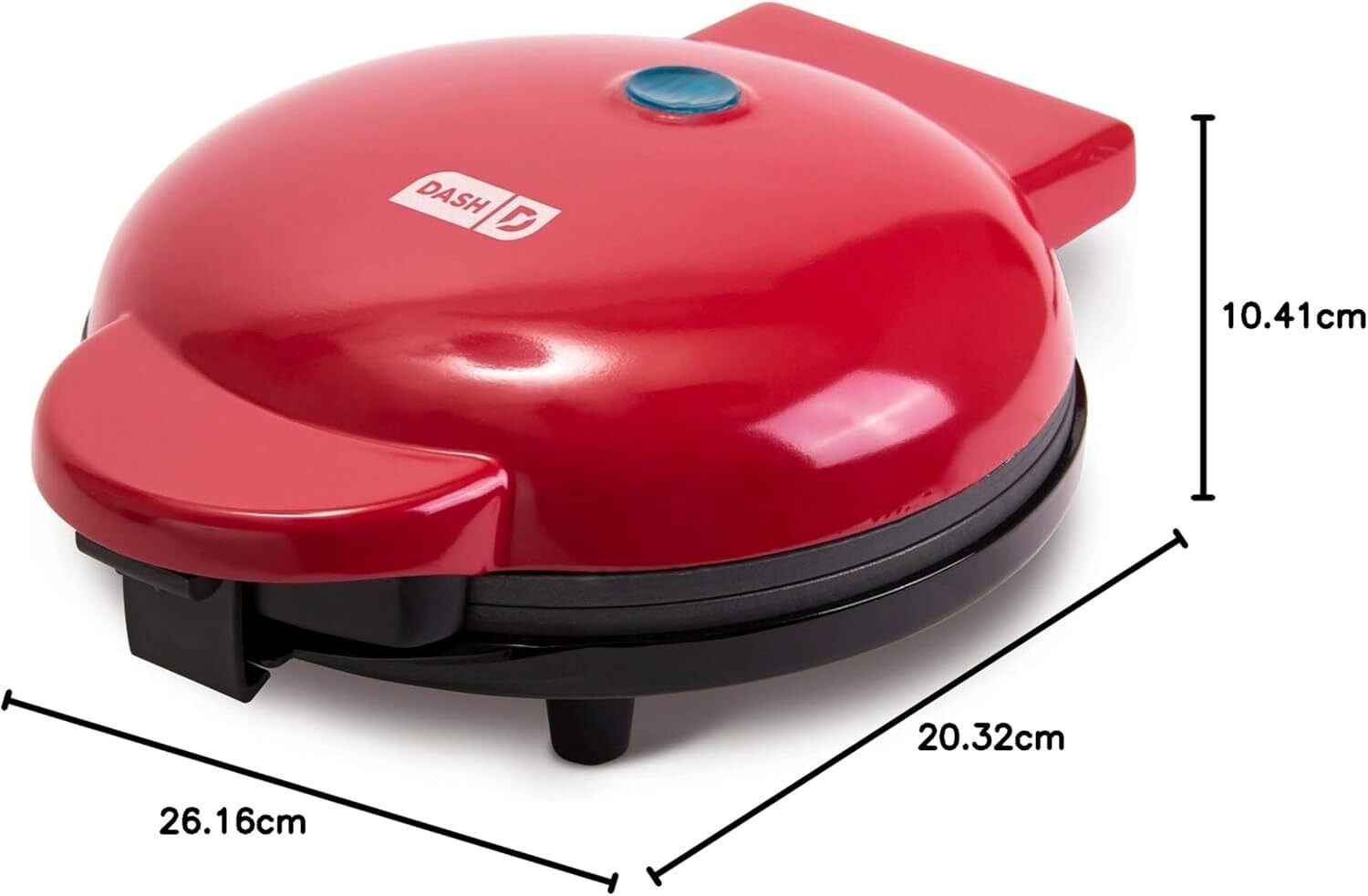 8 Express Electric Round Griddle for Pancake Cookie Burger Quesadilla Eggs 760W