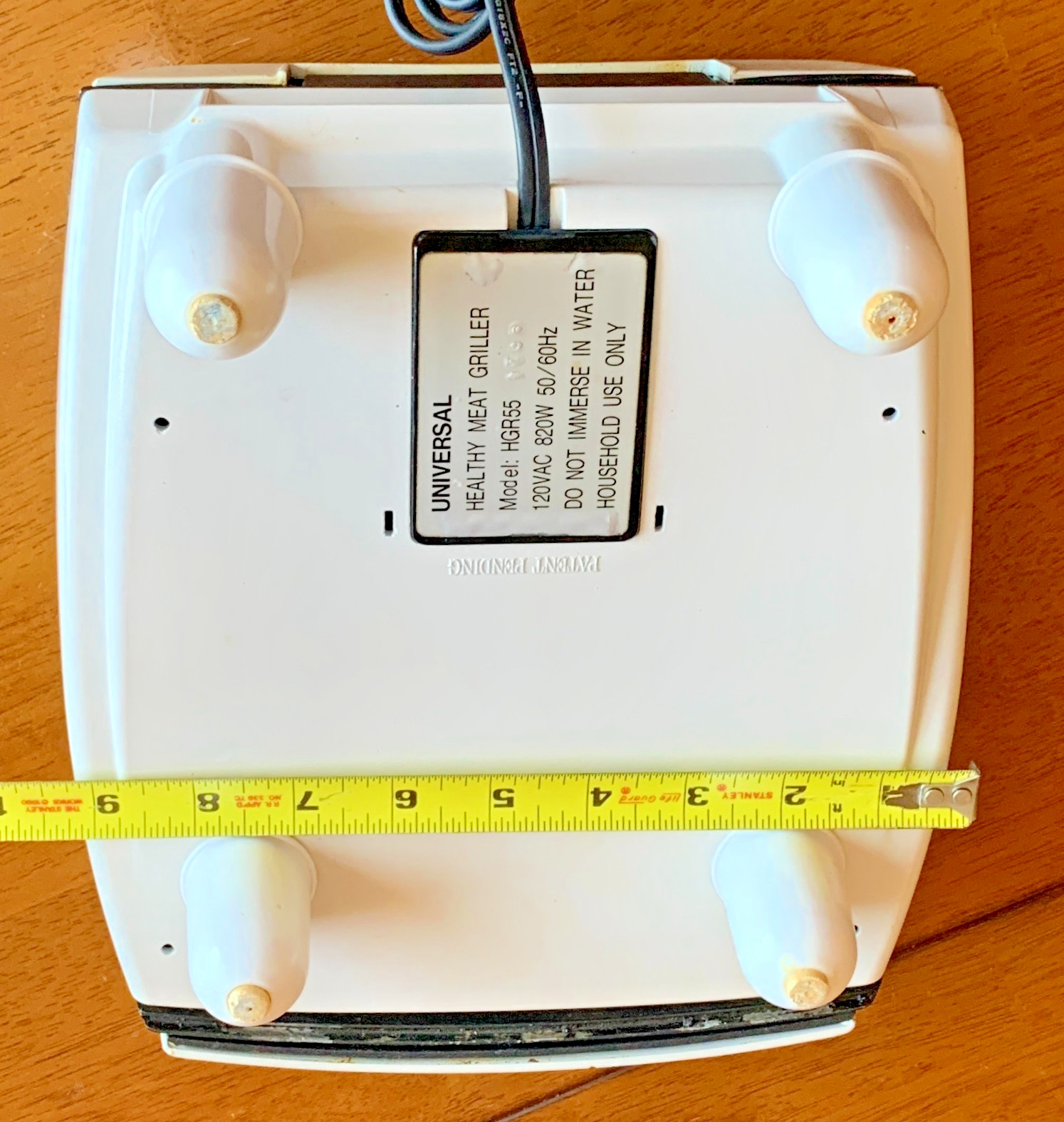Universal Healthy Meat Electric Grill HGR55 White