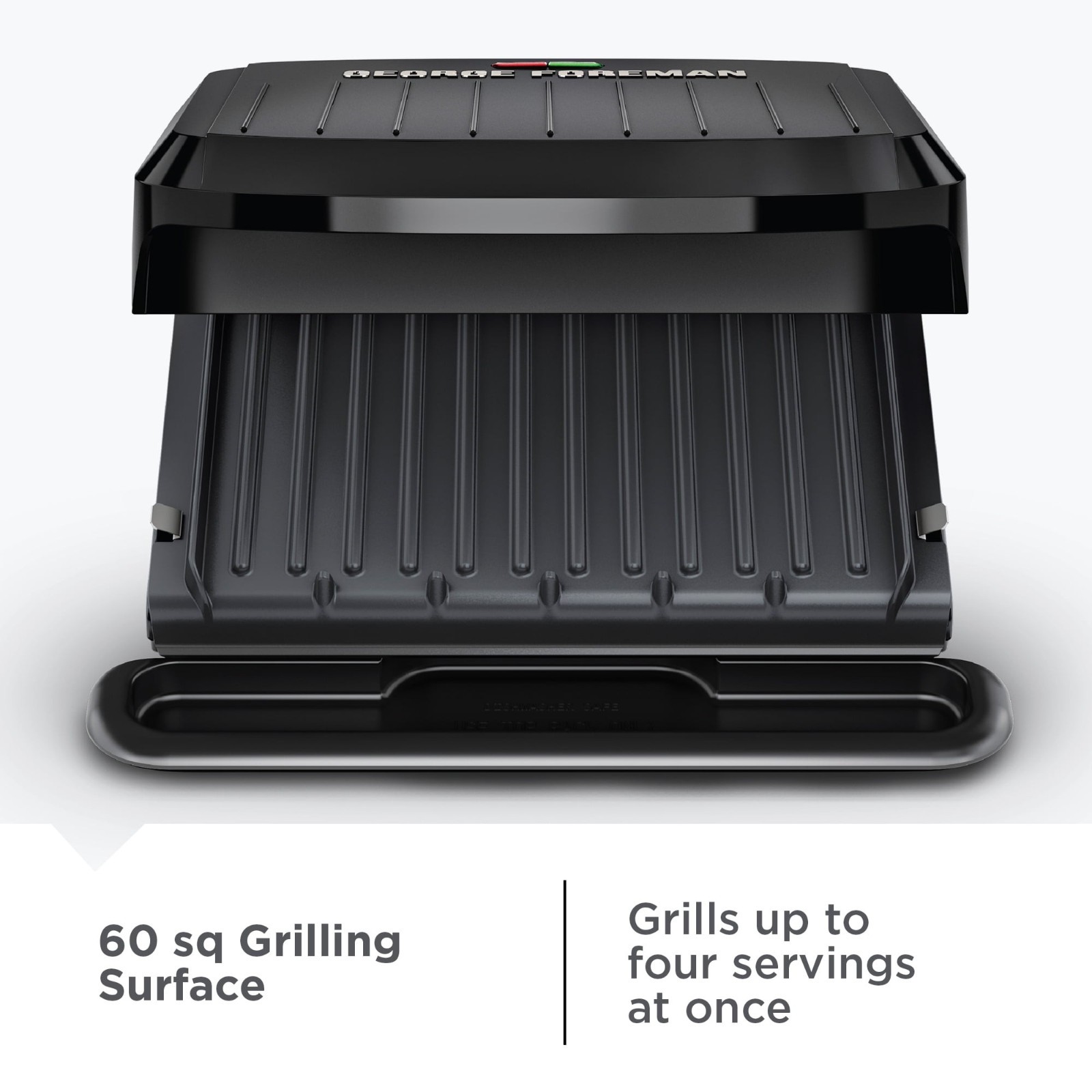 George Foreman 4 Serving Grill Removable Plates FREESHIP