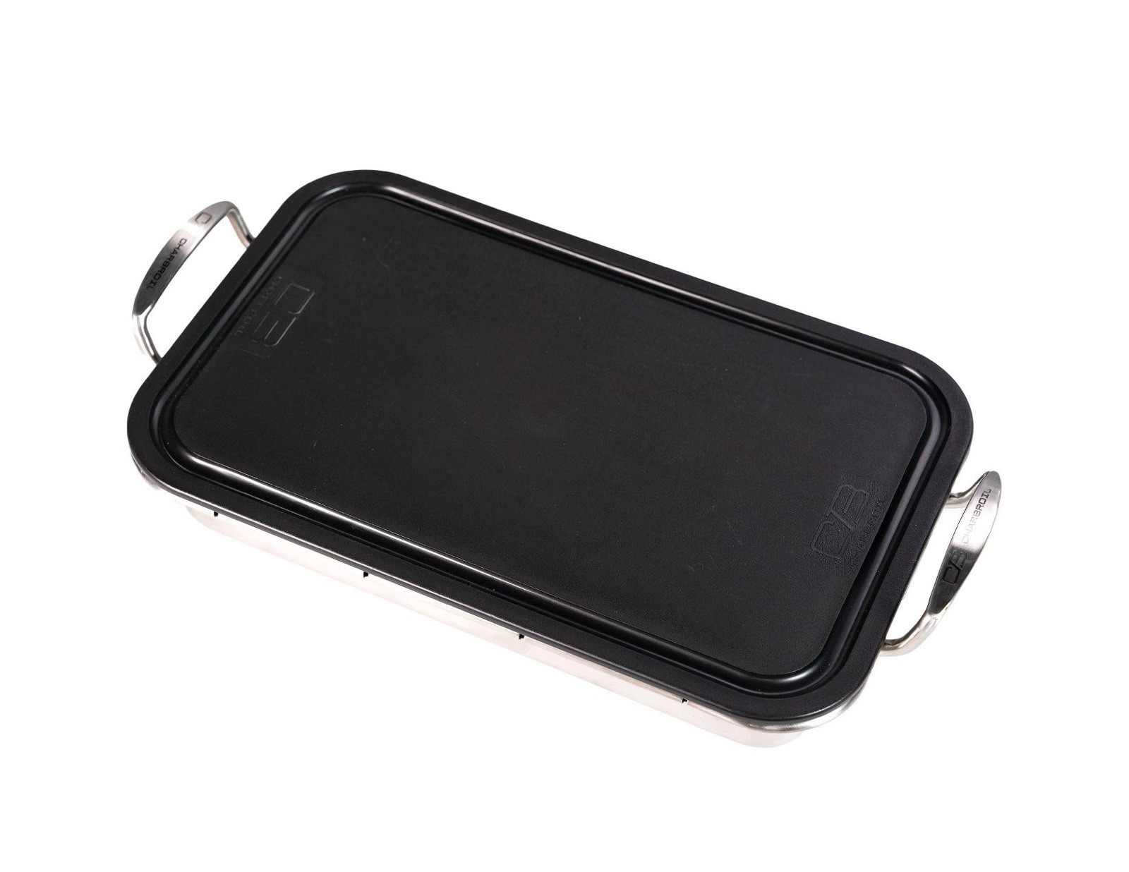 🥥 Char-Broil Deep Dish and Cutting Board Stainless Steel Heat Resistance🆕
