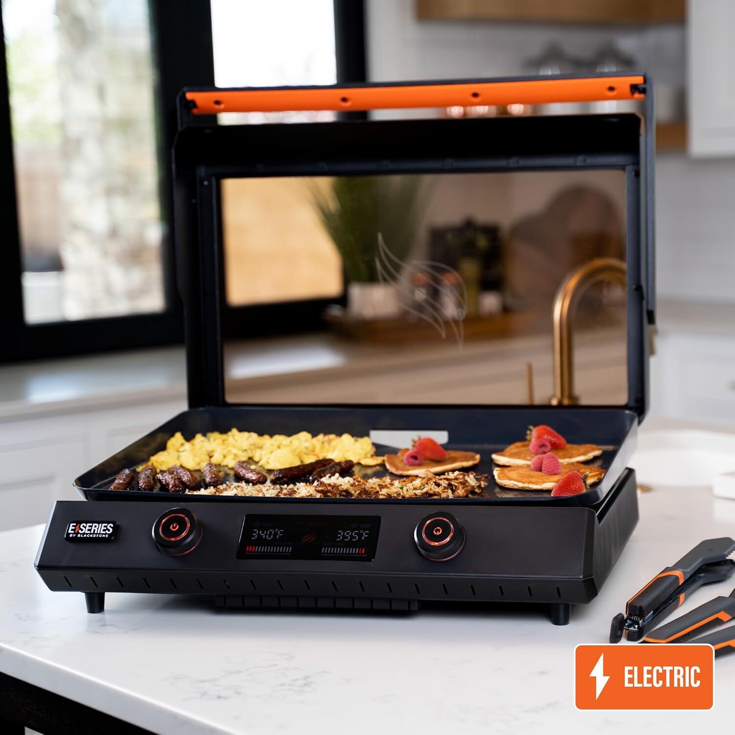 🔥 Blackstone E-Series 8001 22″ Electric Tabletop Griddle Nonstick Ceramic – Bra