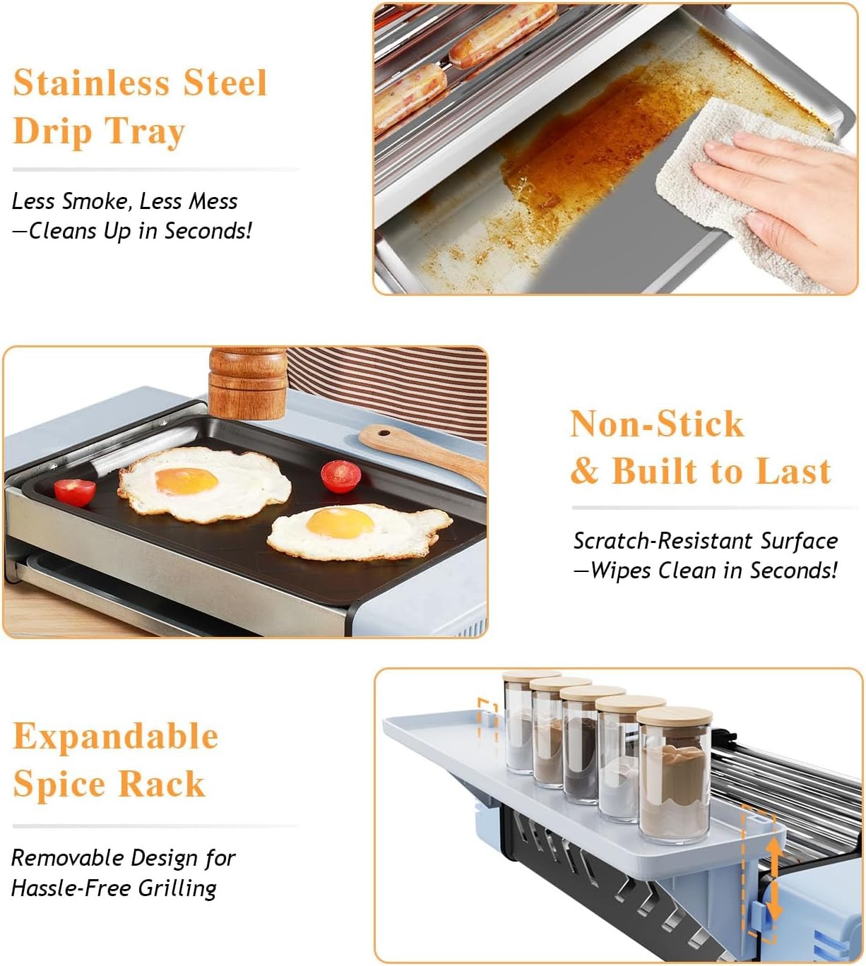This household electric hot dog maker is a three-in-one indoor barbecue grill.
