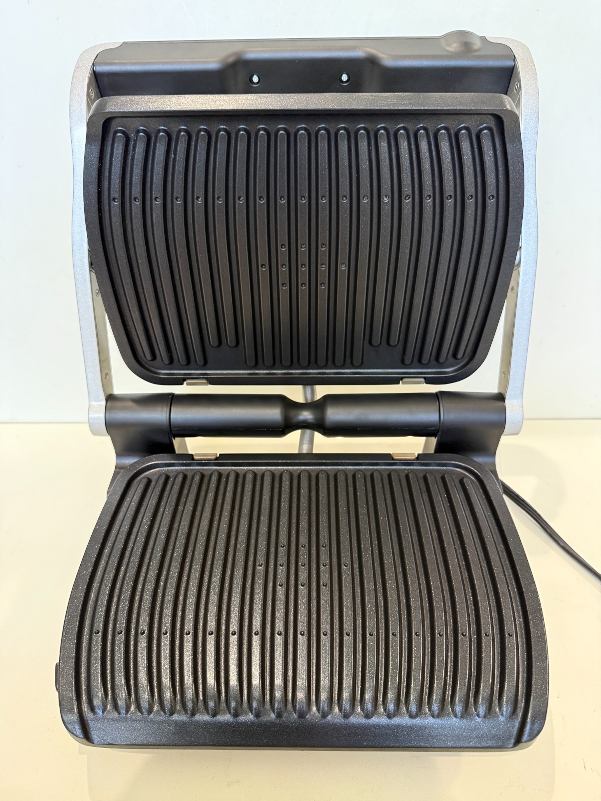T-fal OptiGrill+ GC712D54 Indoor Electric Smart Grill Automatic Sensor w/ Manual