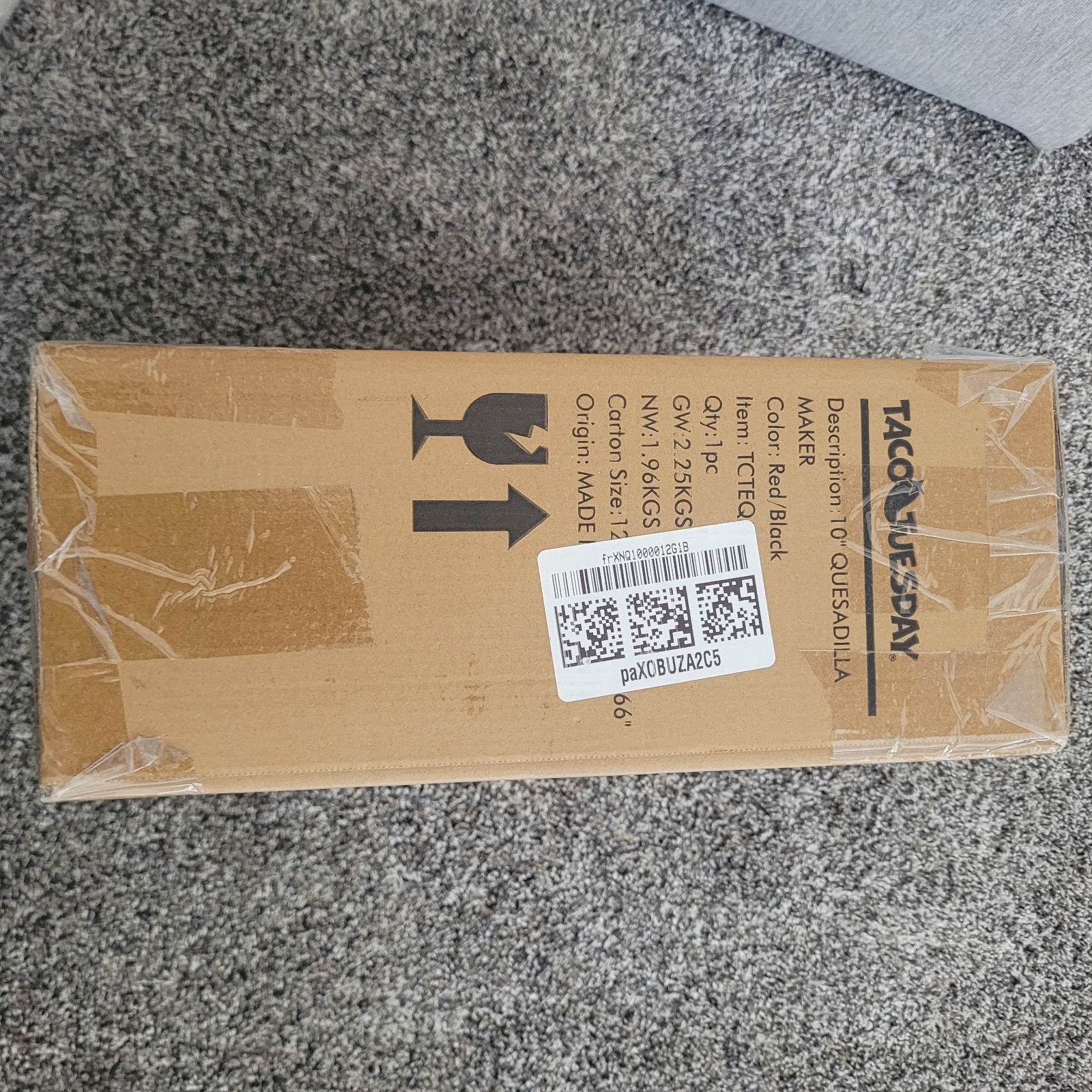 BRAND NEW IN BOX Taco Tuesday Deluxe 10-inch 6-Wedge Electric Quesadilla Maker