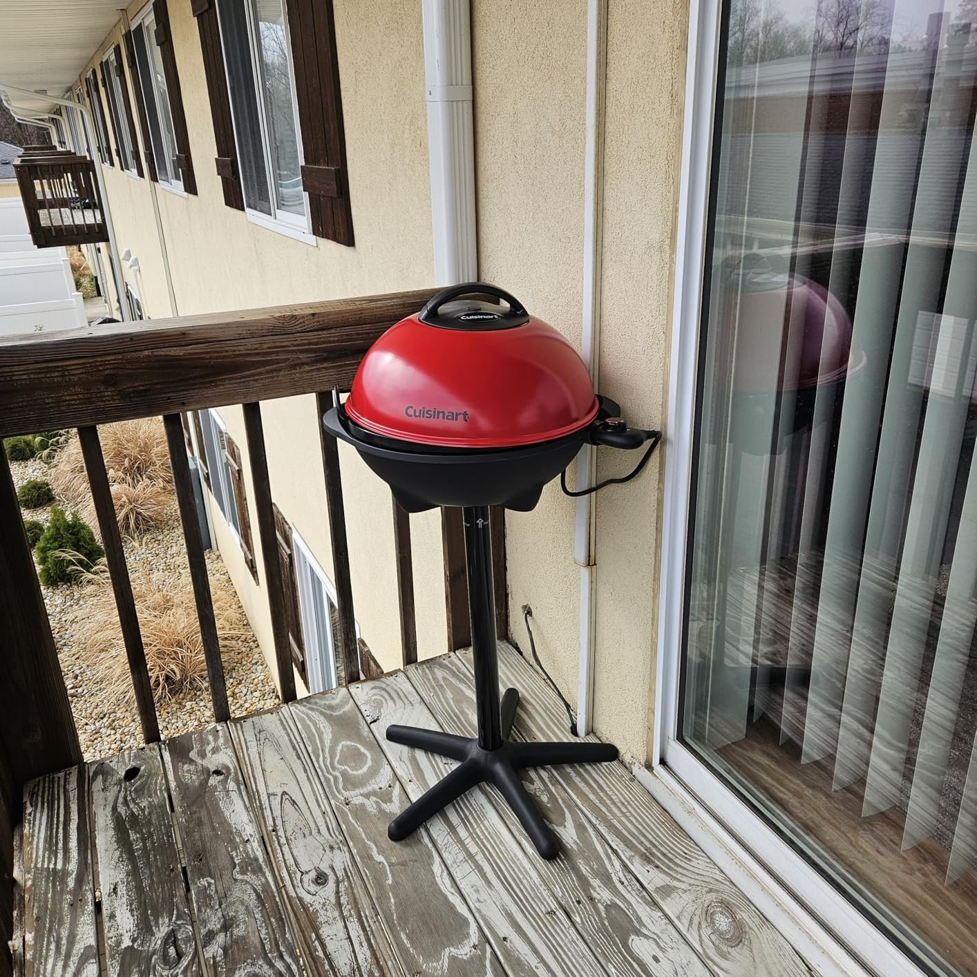 Electric Grill, Indoor/Outdoor, Compact, Portable, Nonstick, 2-in-1 Outdoor