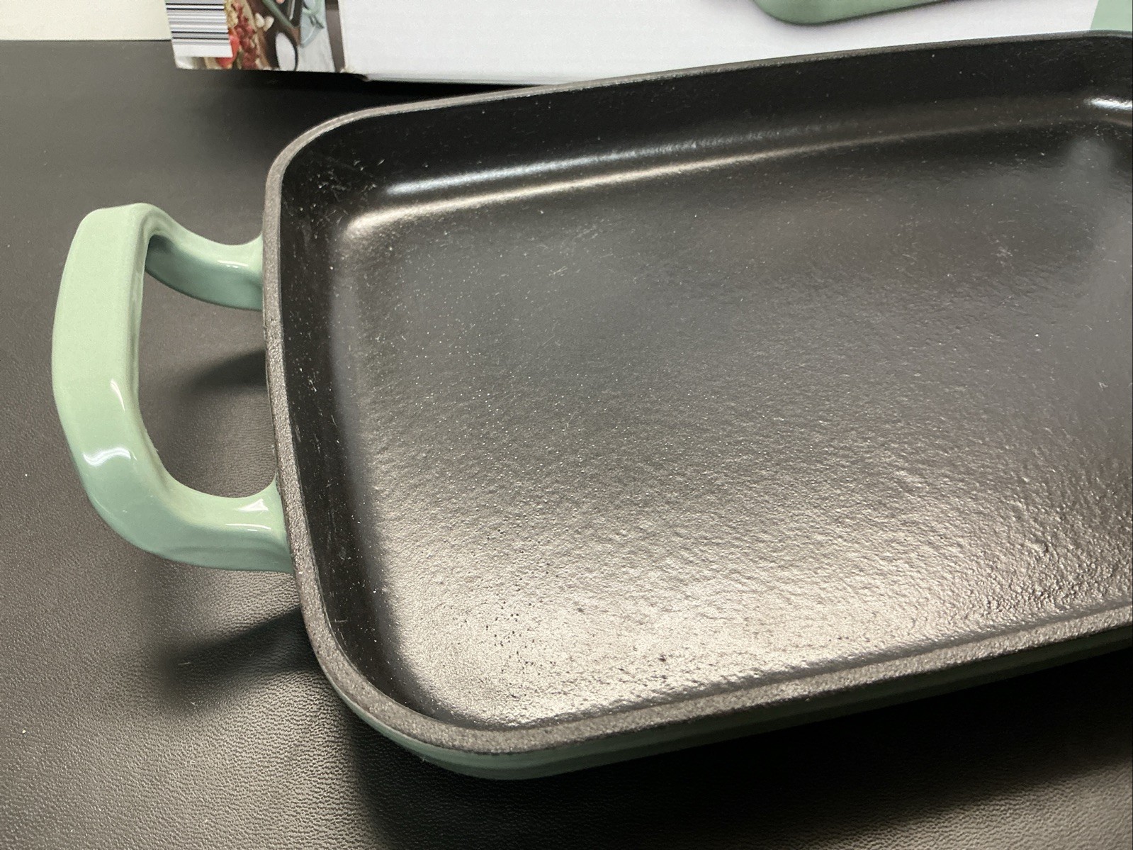 Crofton Two Burner Griddle In Original Box,Light Green