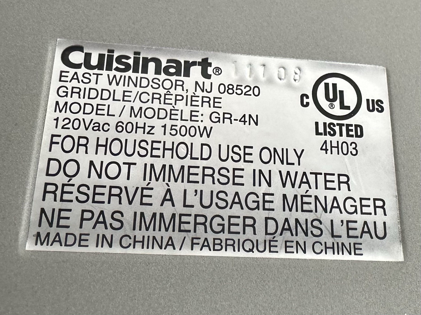 Cuisinart GR-4N Griddler 5 In 1 Contact Grill Panini Press Tested