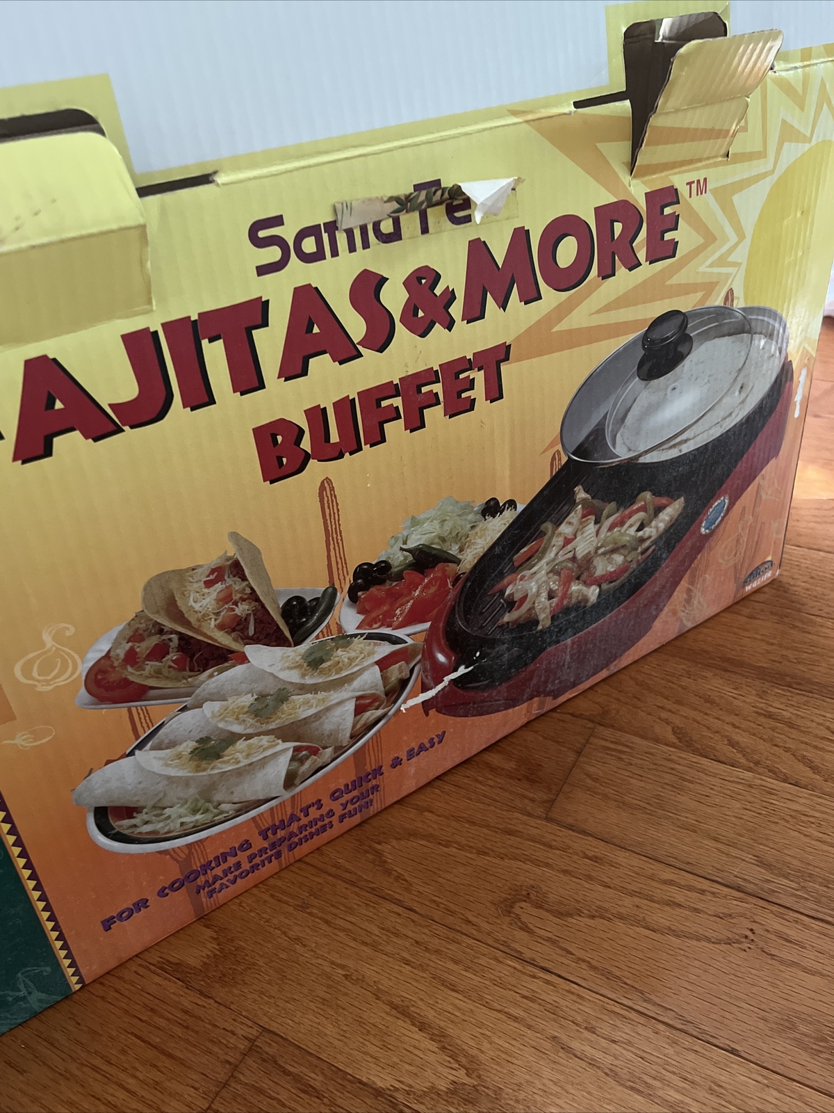 New Santa Fe Fajitas & More Buffet Taco Burrito Fajita Maker Skillet