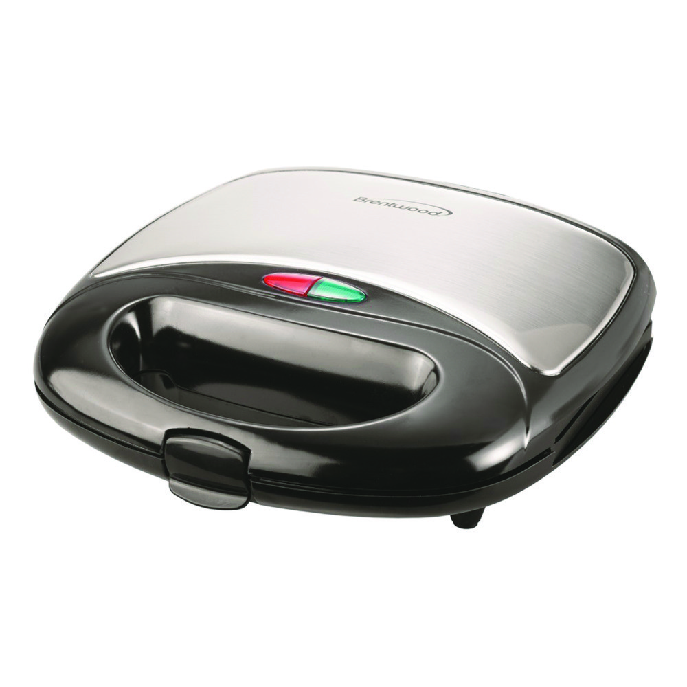 Brentwood Ts-246 Non Stick Panini Press And Sandwich Maker In Black Silver