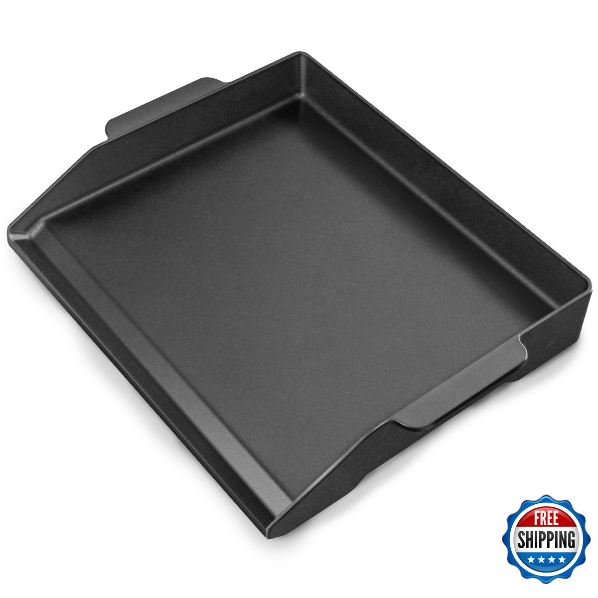 17″ x 13″ Universal Cast Iron Griddle for Gas Grill Stove Top Charbroil Nexgrill