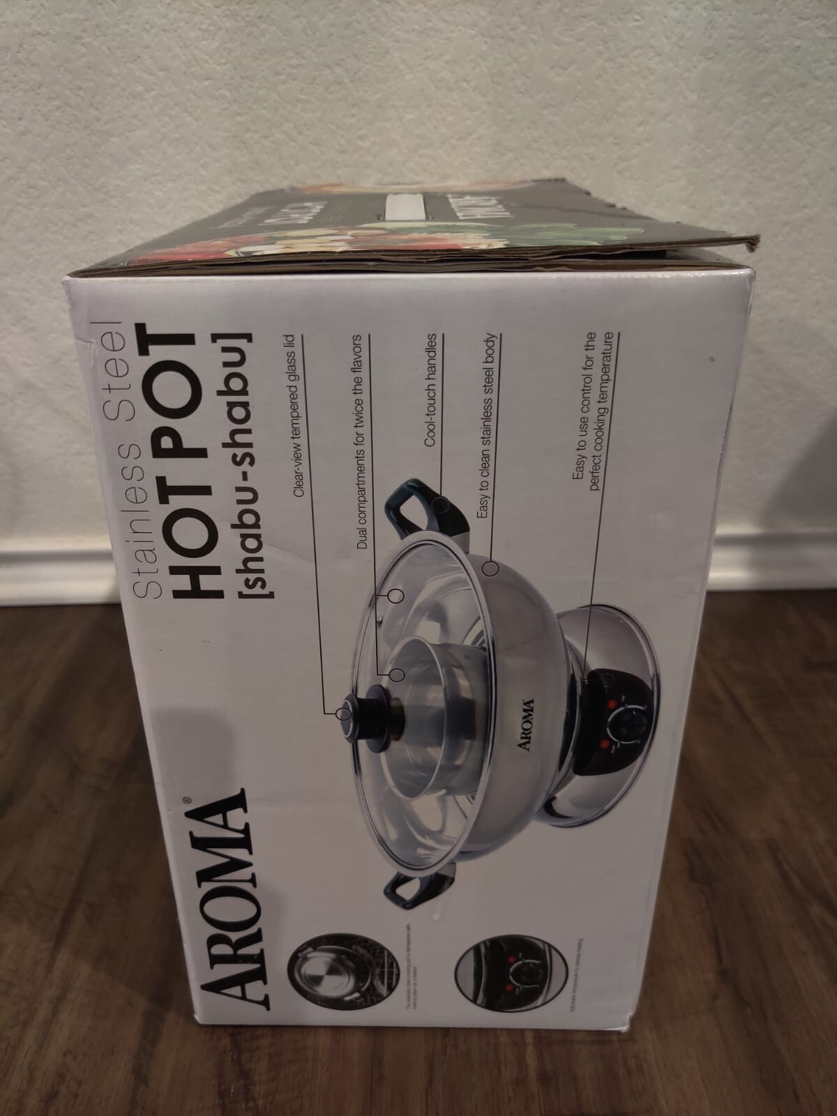 AROMA ELECTRIC SHABU SHABU HOT POT *NEVER USED*