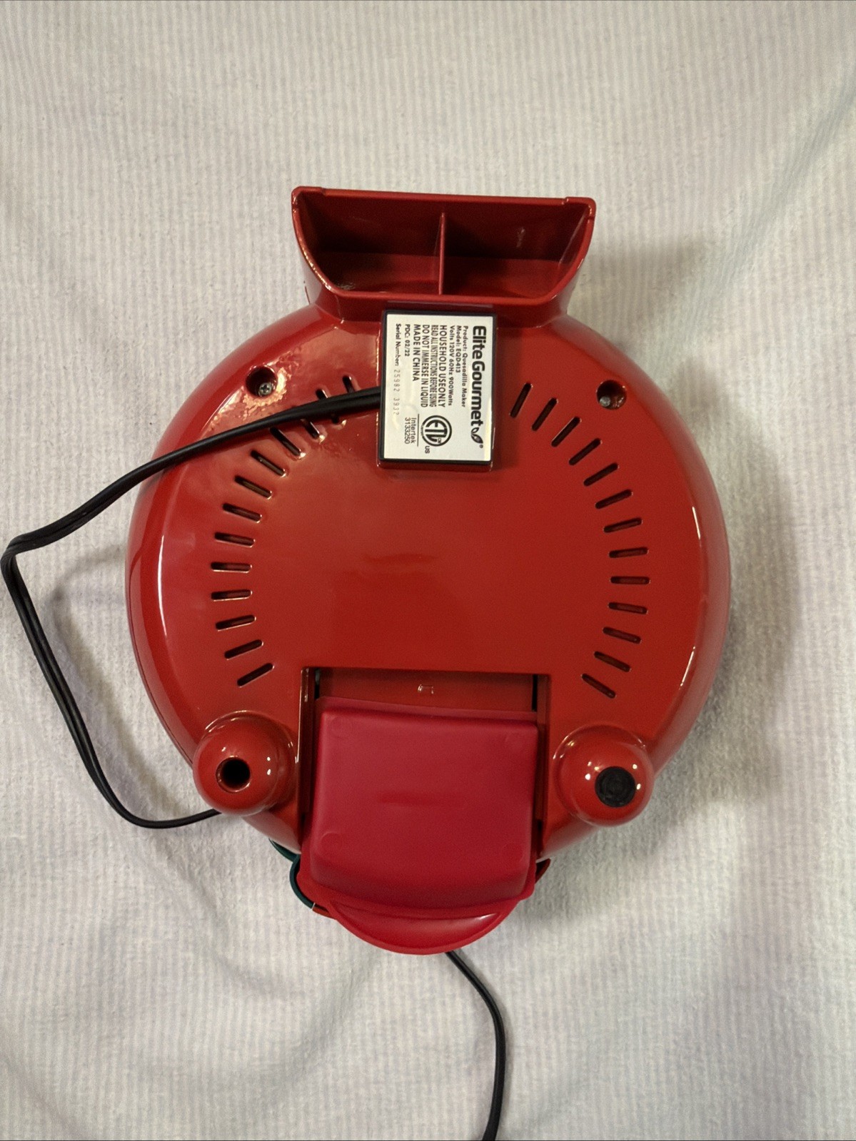Elite Gourmet Eqd-413 Electric Non-stick 8″ Quesadilla Maker, Easy-sli Tested