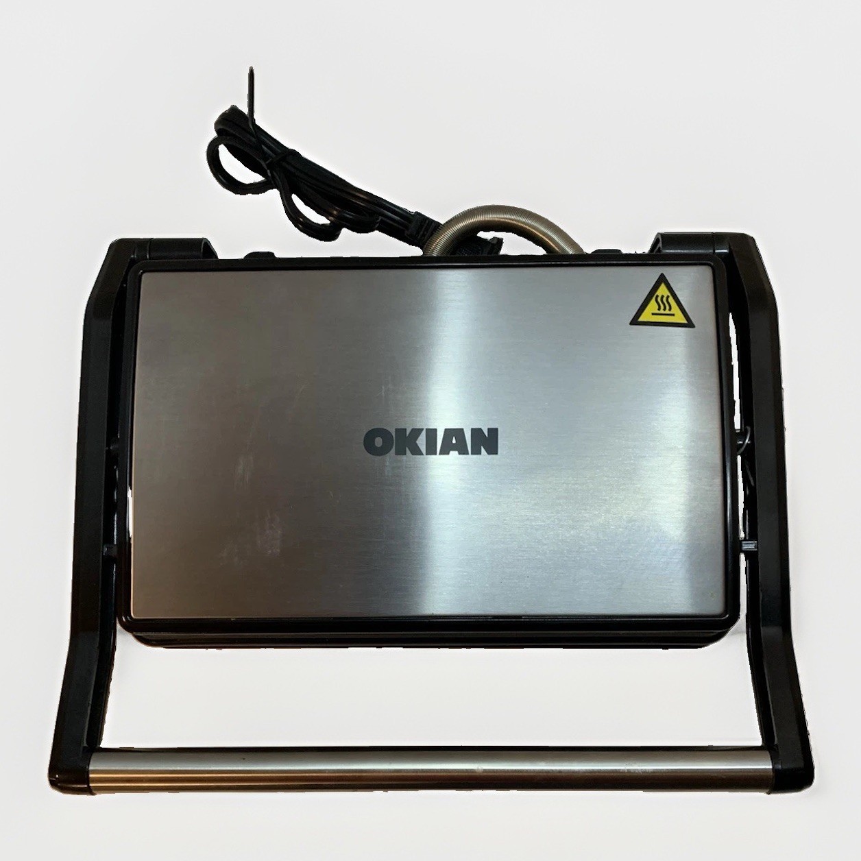 Okian SLG5002 Electric Panini Press Grill 750W Non-Stick Indoor Sandwich Maker