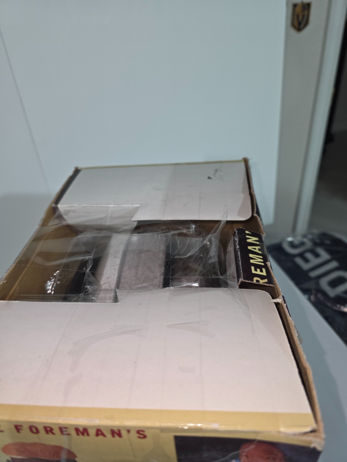 george foreman grill open box new