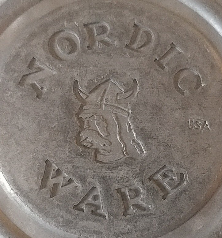 Nordic Ware Mini Waffle Pan Skillet Griddle Aluminum Oven Proof EUC