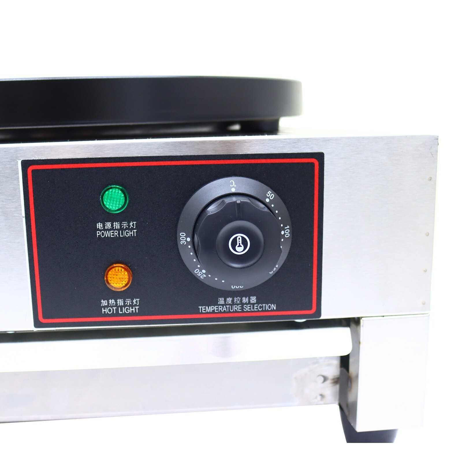 1 PC 110V Commercial Electric Crepe Maker Diameter 16″ Pan Single Hot Plate