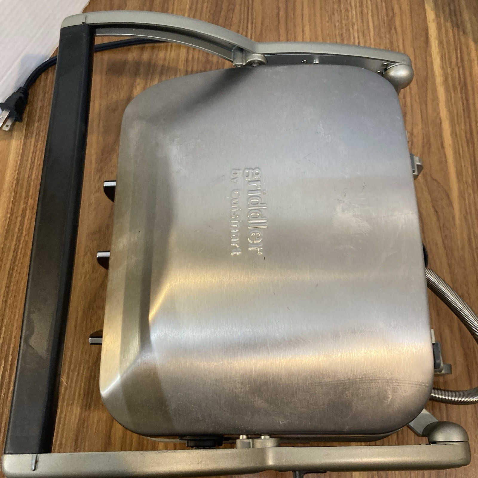 Cuisinart 5-in-1 Griddler Grill Panini Press GR-4N Stainless Steel Waffle Plates
