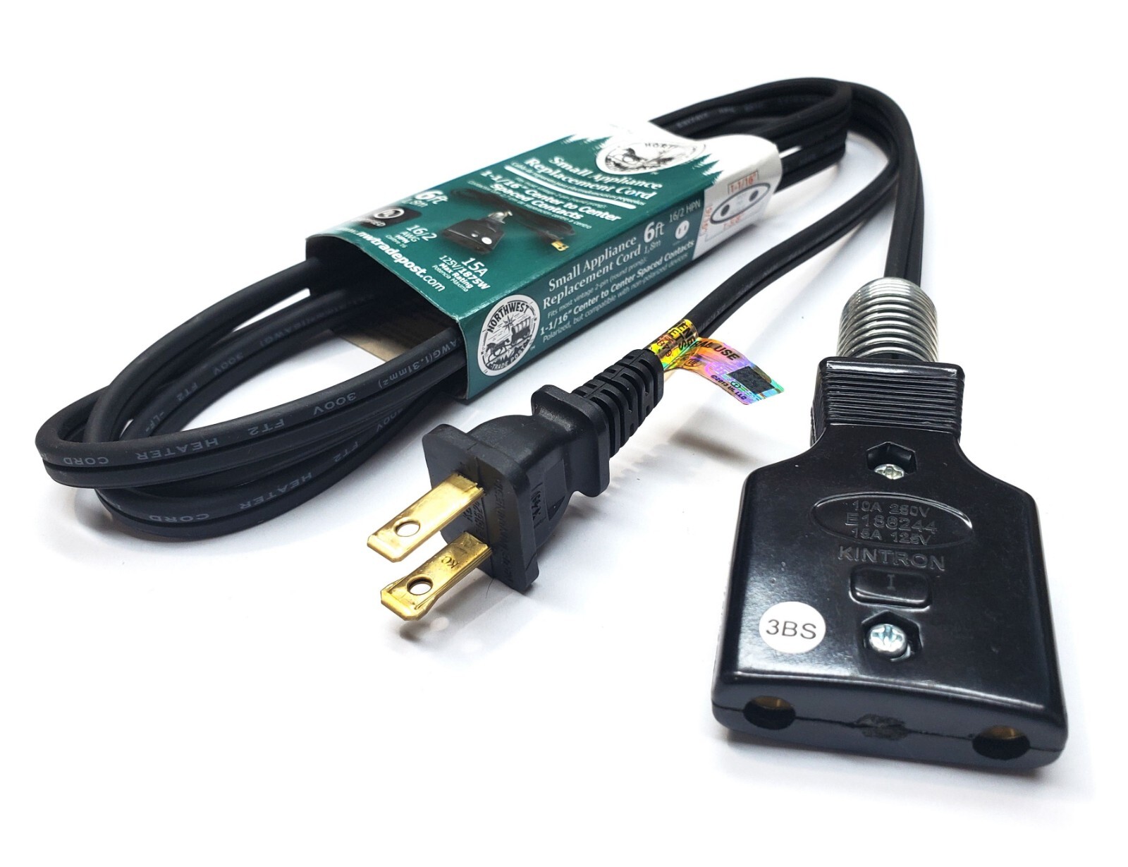 Power Cord to Saladmaster Indoor Smokeless Broiler Grill Model SA016-SB SA116-SB