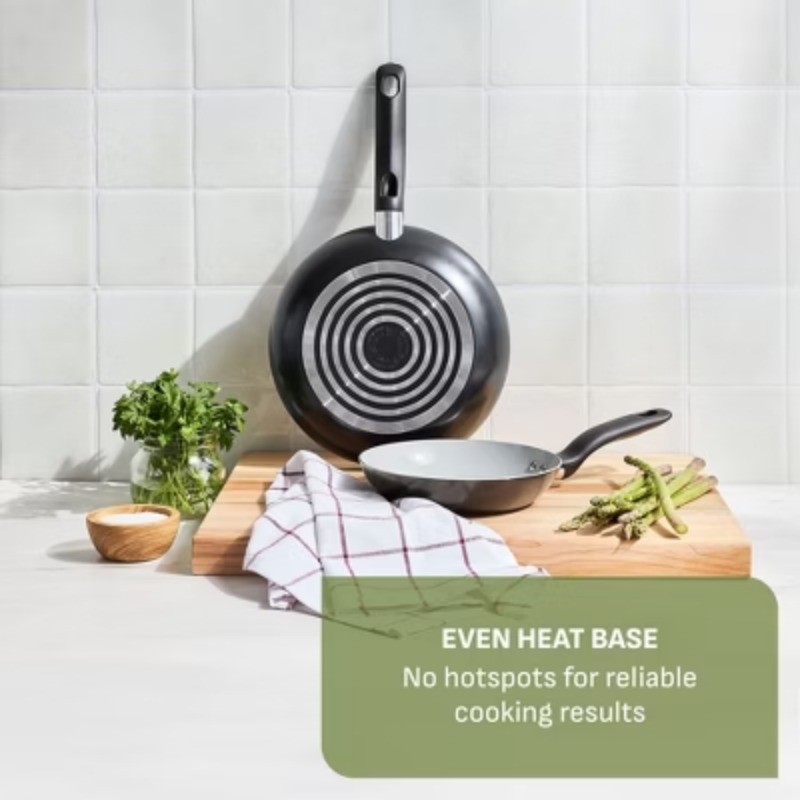 T-Fal Simply Cook 11″ Ceramic Nonstick Square Griddle Black