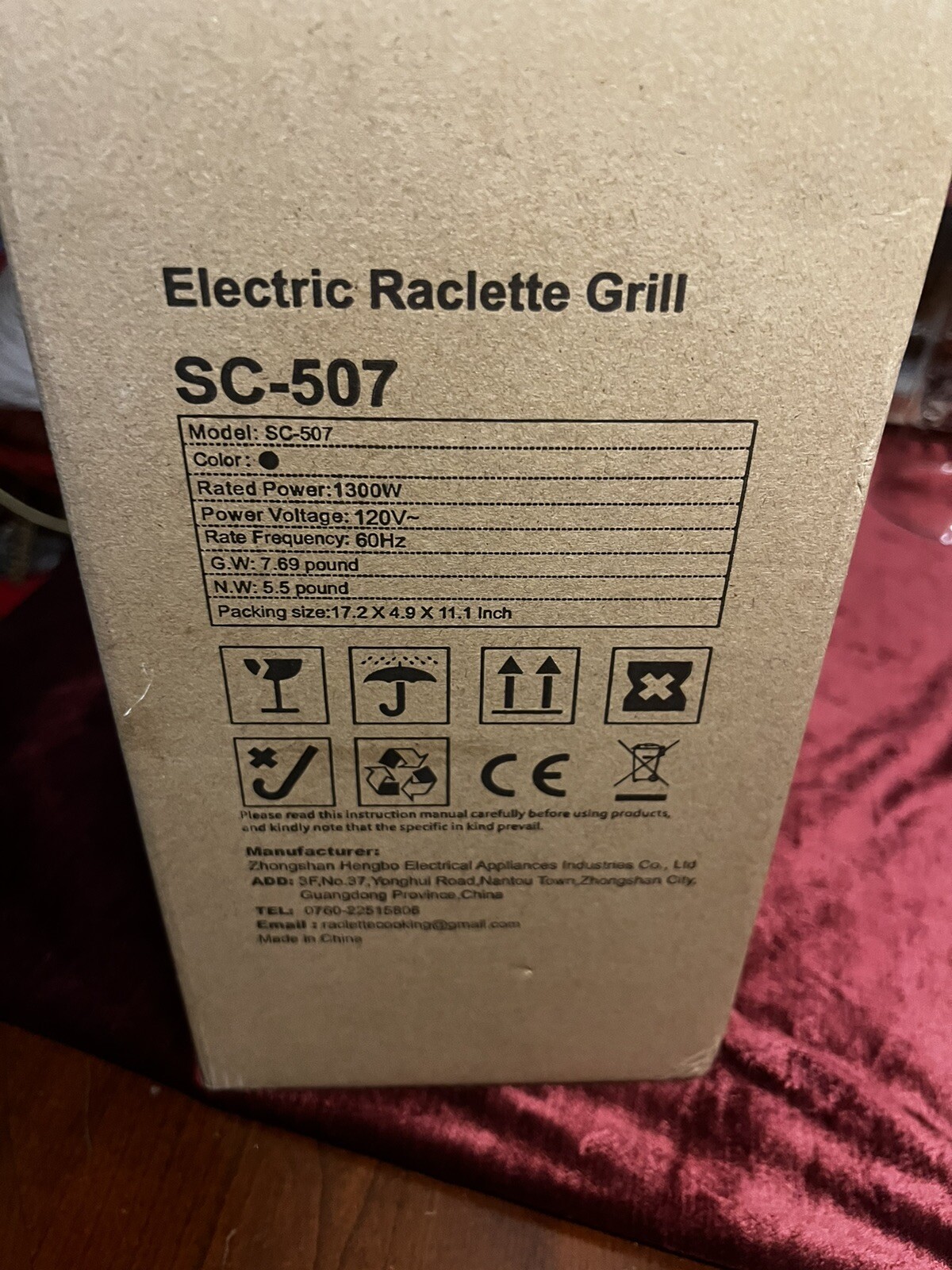 1300W Raclette Table Grill, Korean BBQ Grill Electric Indoor Cheese Raclette New