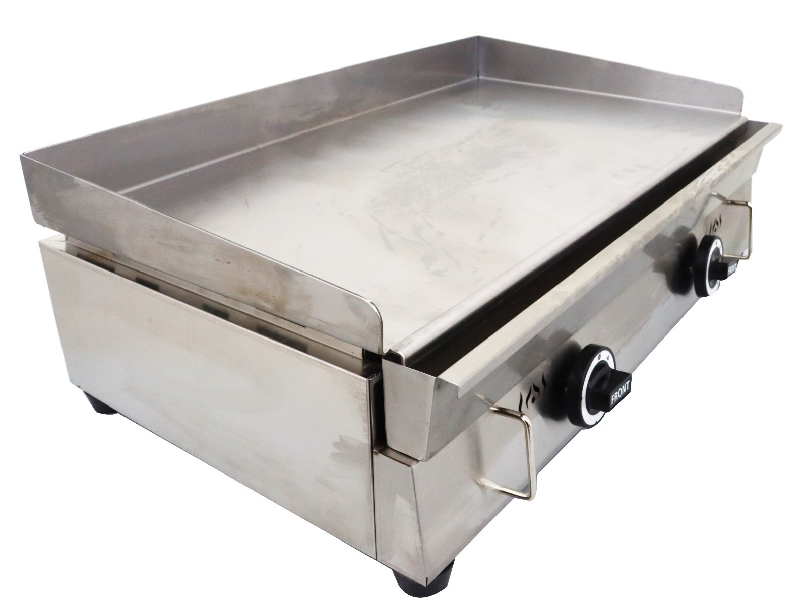 PreAsion LPG Gas Griddle Commercial Countertop Flat Grill Stainless Steel for Re