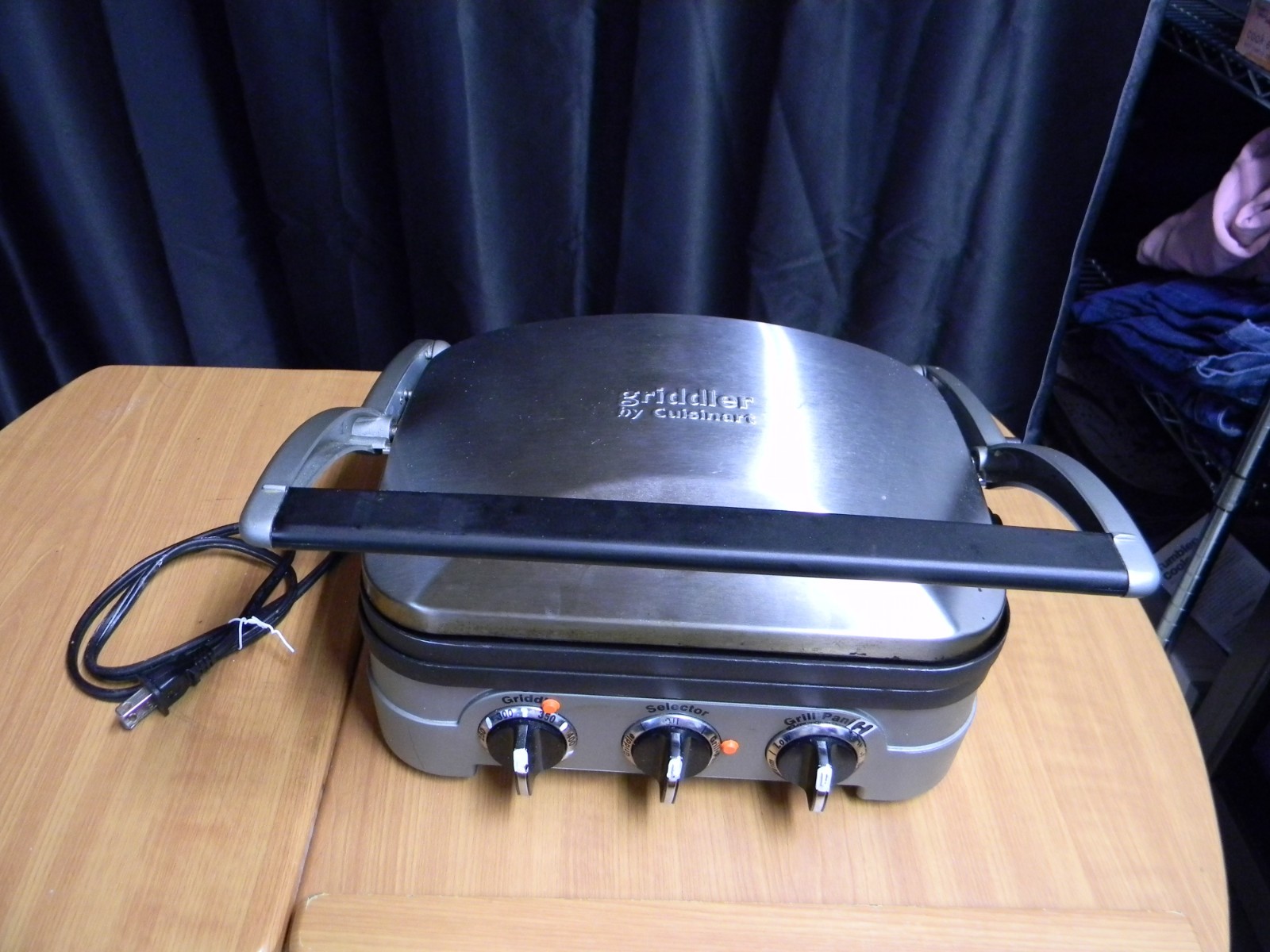 Griddler by Cuisinart GR-4N(TK) Panini Stainless Steel Electric Open Grill Press