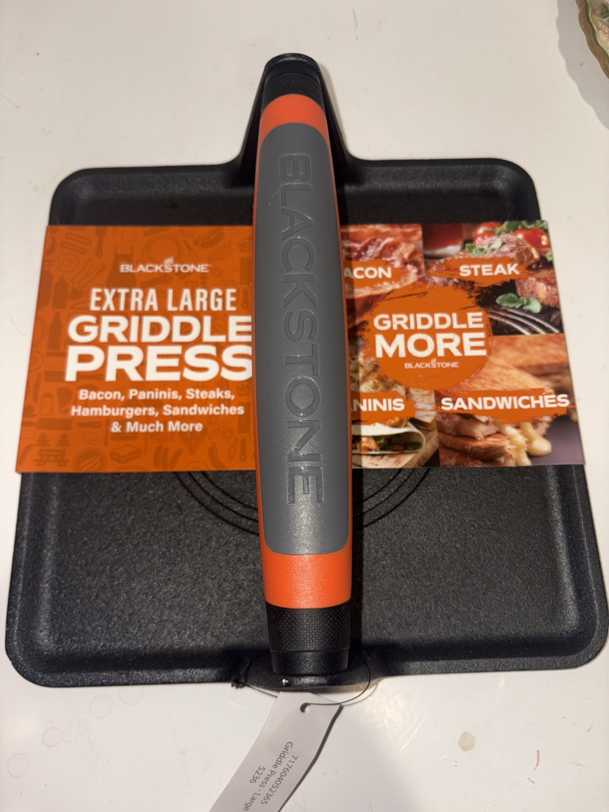 Blackstone Extra Large Griddle Press (Model 5236) is a heavy-duty