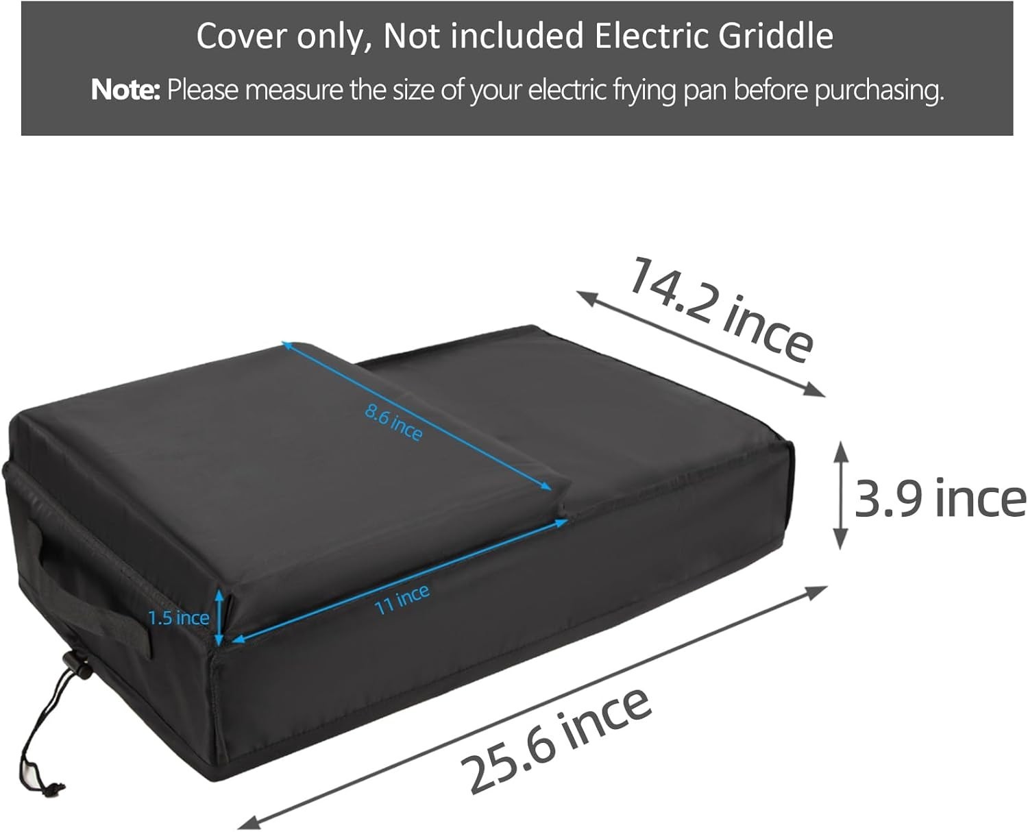 Electric Griddle Cover Bella Electric Griddle,420D Waterproof Dust-Proof
