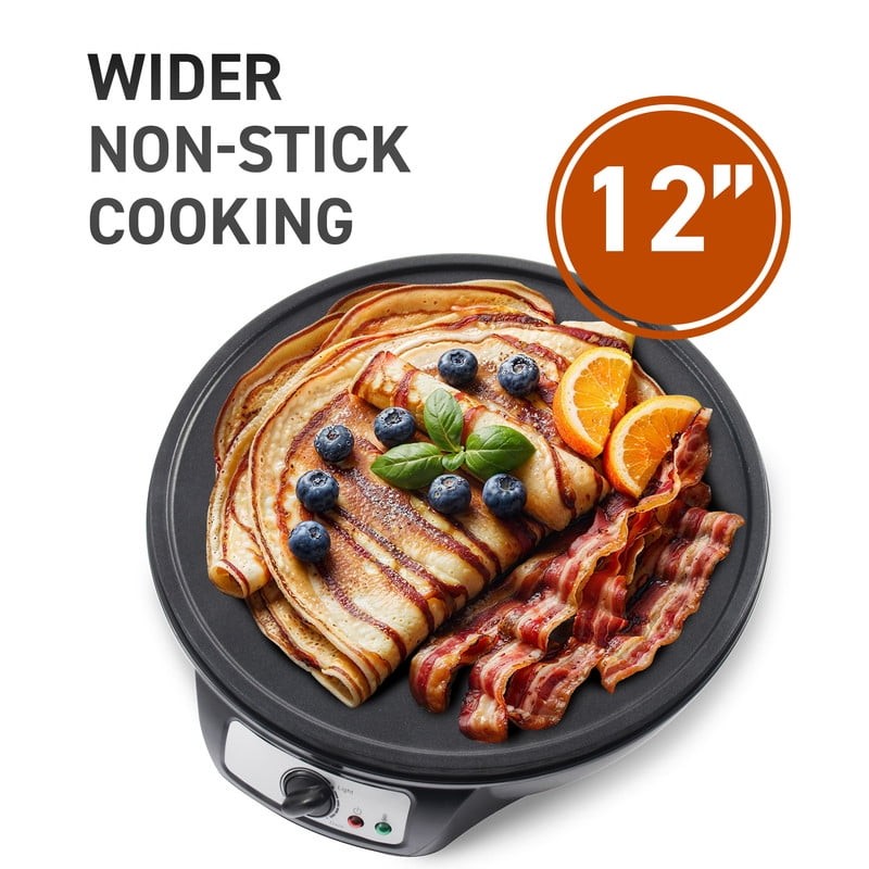 Cuisine ECP251 12″ Nonstick Crepe Maker Griddle