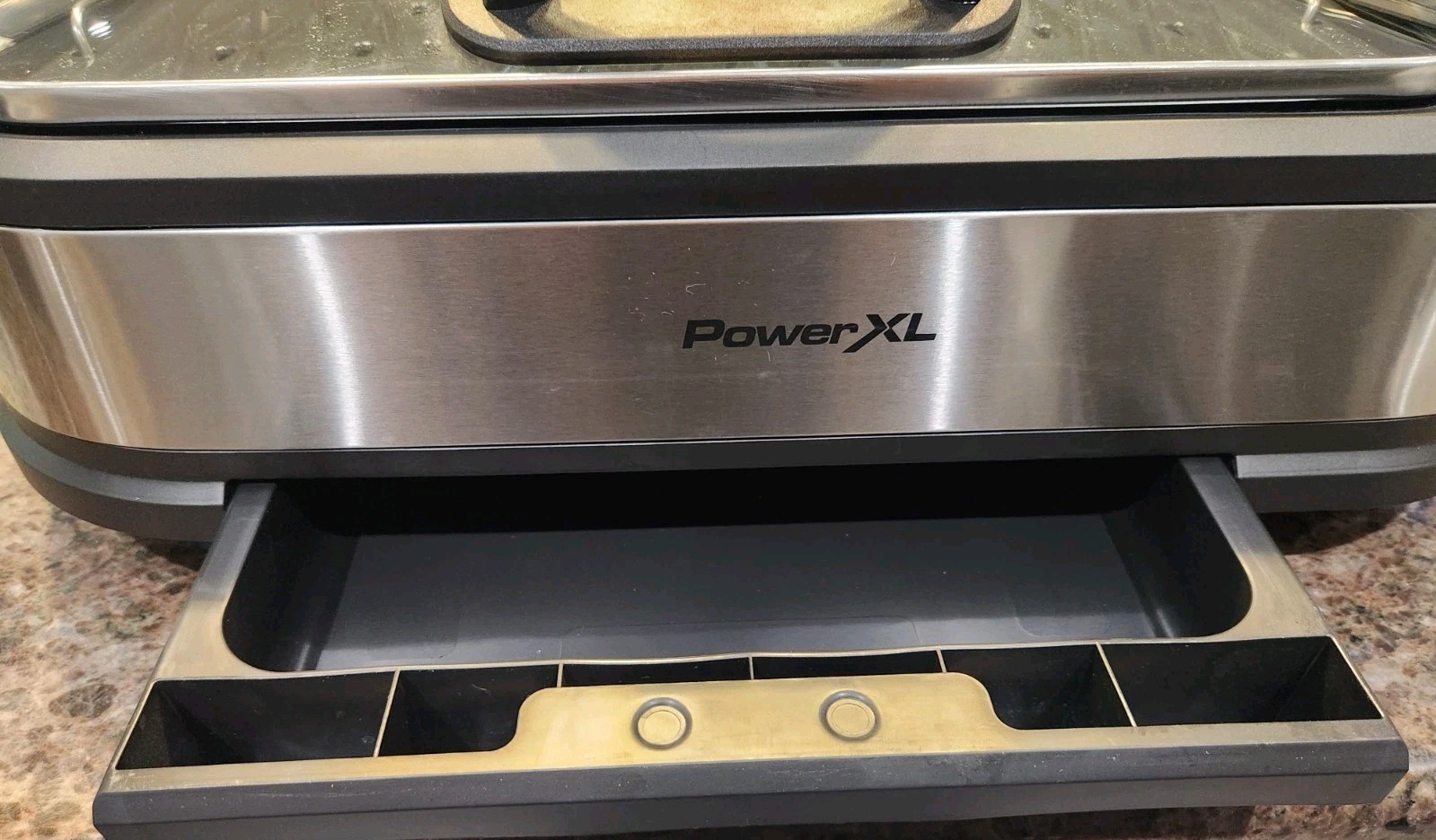 Power XL PG-1500FDR 1500W Smokeless Grill Plus Black/Silver (PXLSGS)