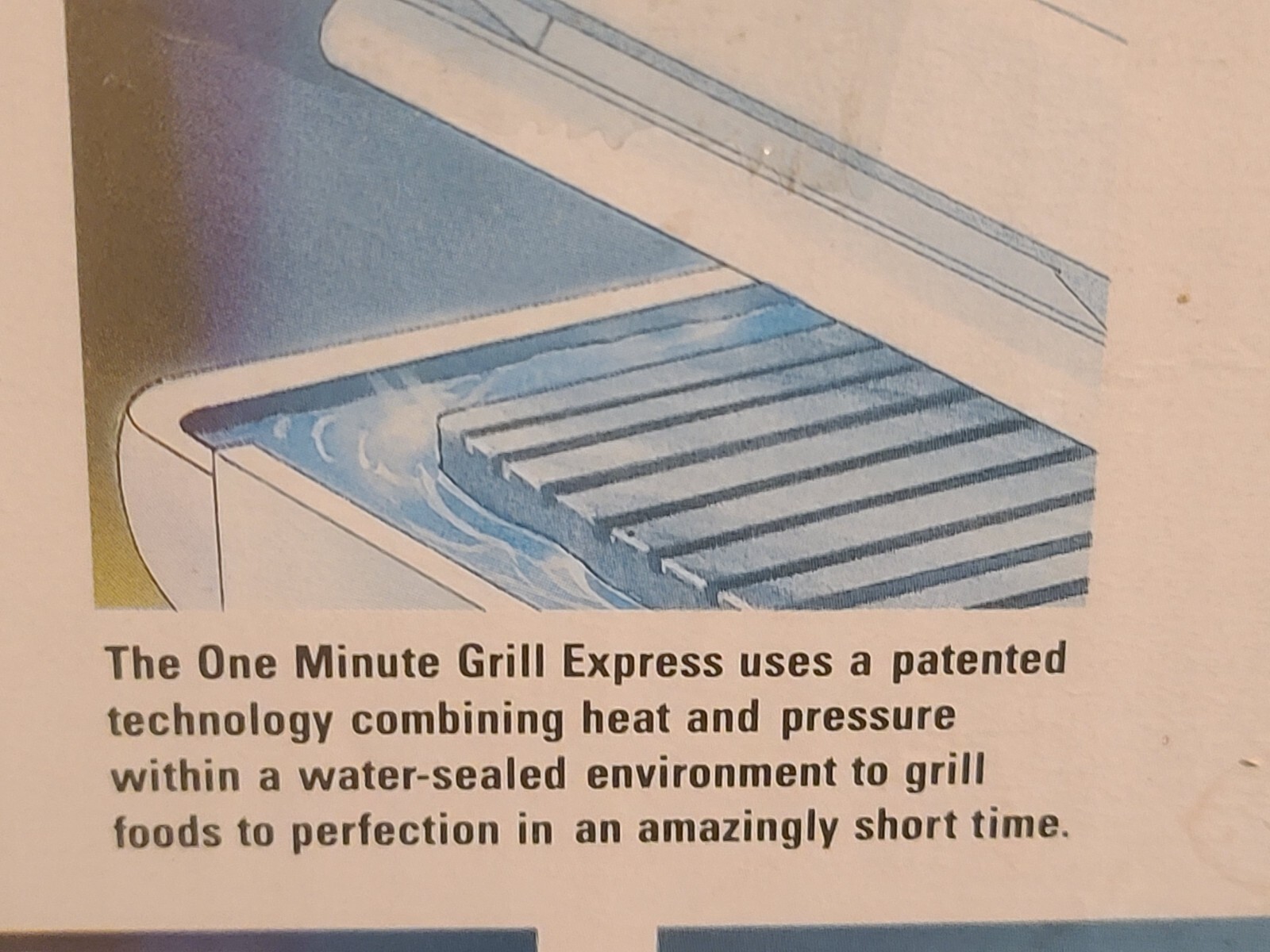 NEW IN BOX! Vintage 1992 One Minute Grill Express by Creative Technologies