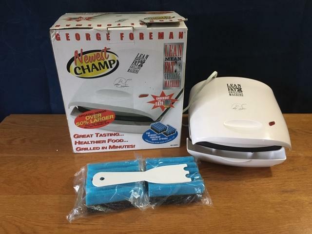 George Foreman 36 sq in. Nonstick Electric Grill White GR11WSP3 Newest Champ