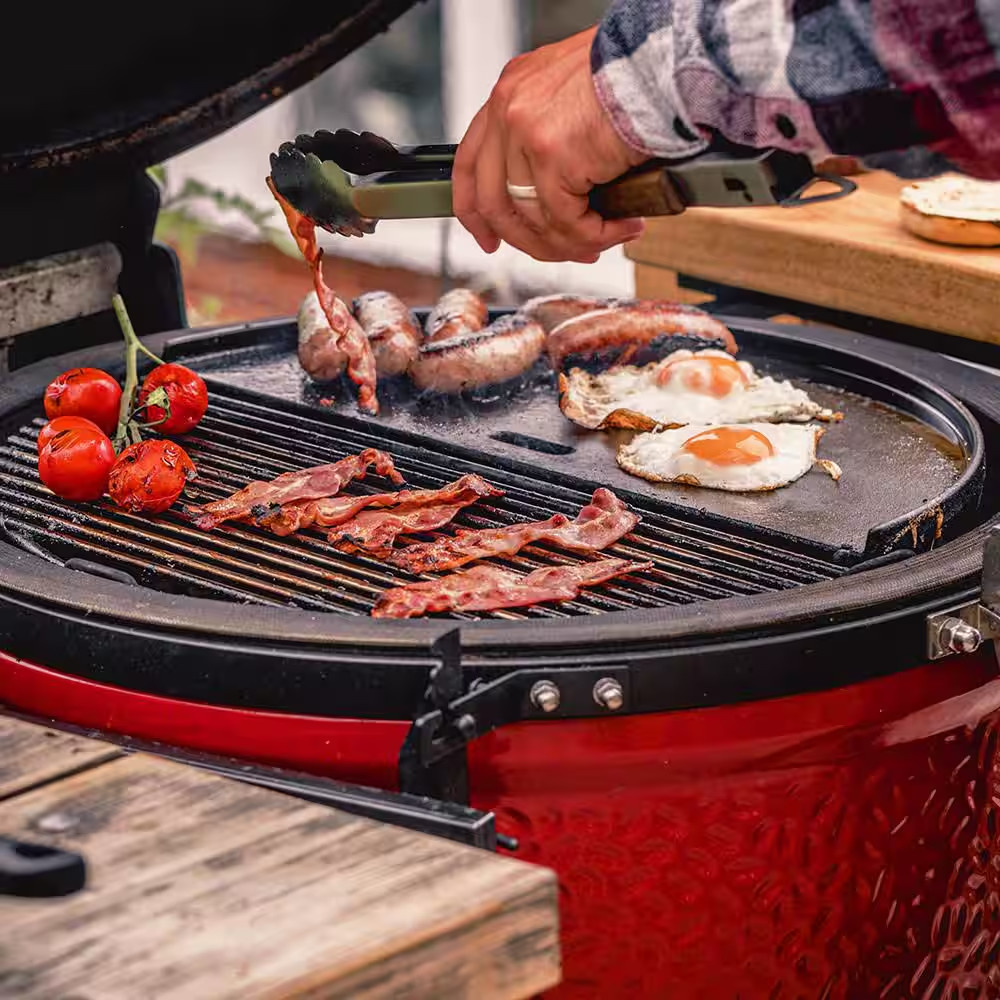 Half Moon Cast Iron Reversible Grill Griddle for 18 In. Classic Joe