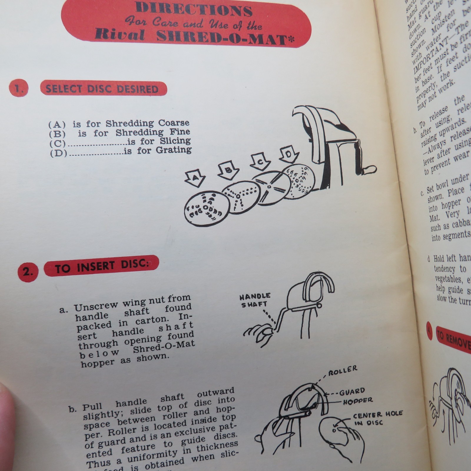 1951-Rival Shred-O-Mat Tempting The Appetite 39 Ways Recipe Cooking Pamphlet