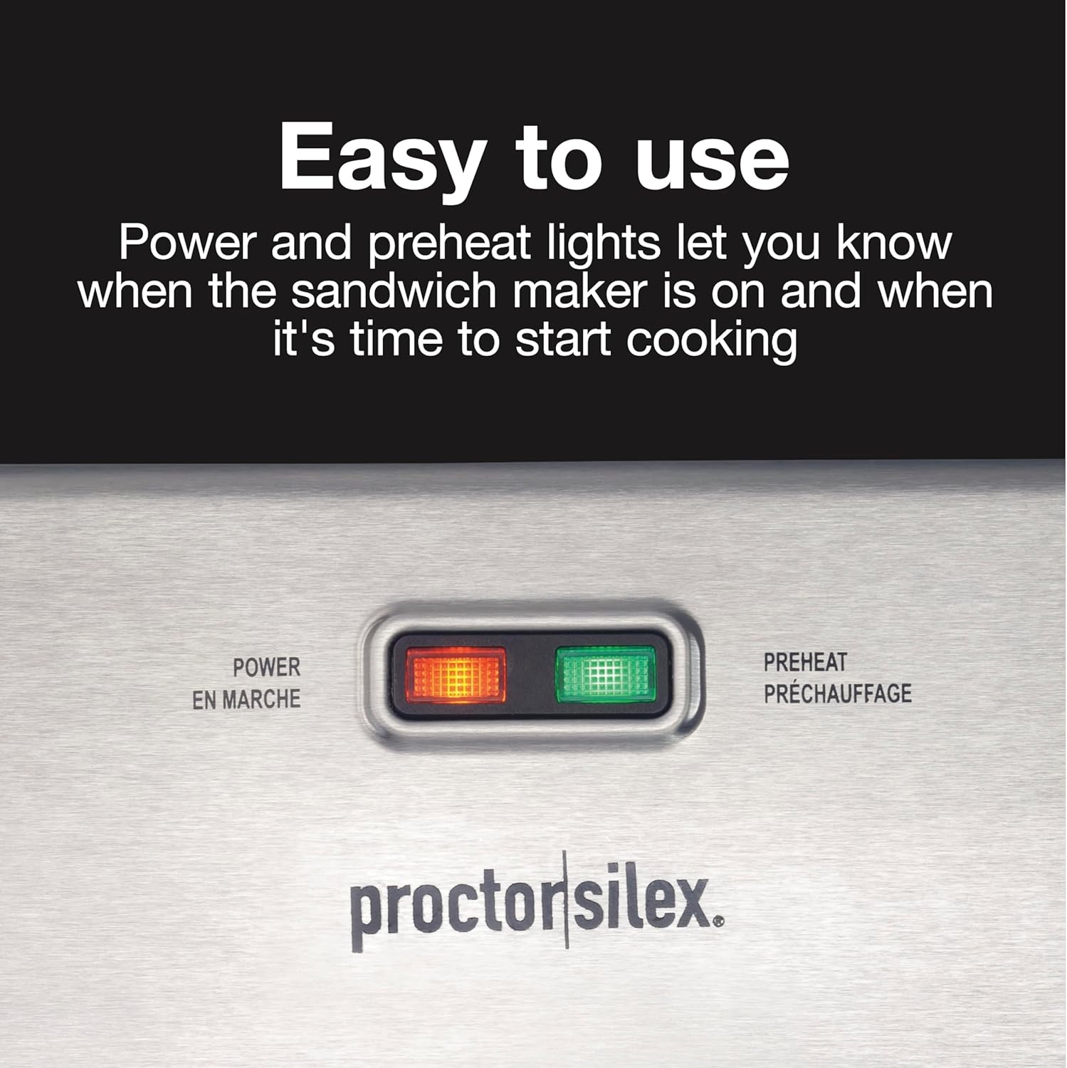 Deluxe Hot Sandwich Maker W/ Easy-Clean Durable PFAS-Free Nonstick Ceramic