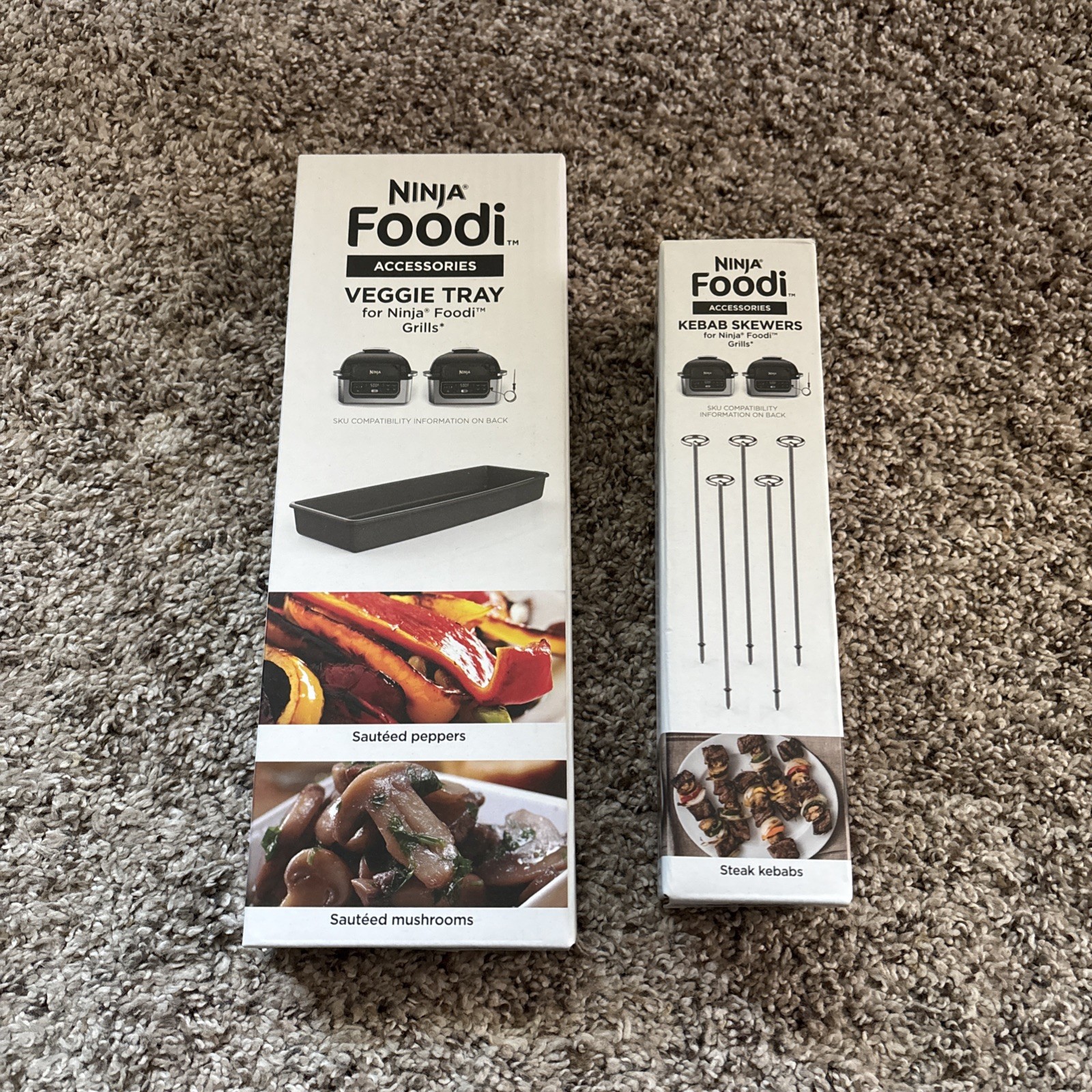 Ninja Foodi Grills Accessories Veggie Tray Kebab Skewers Combo AG300 AG400 New