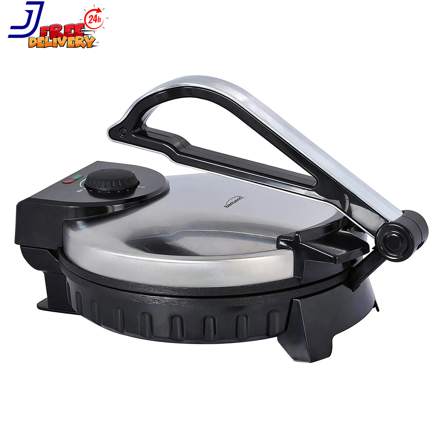 10 Inch Stainless Steel Nonstick Electric Corn Flour Tort Tortilla Maker Machine