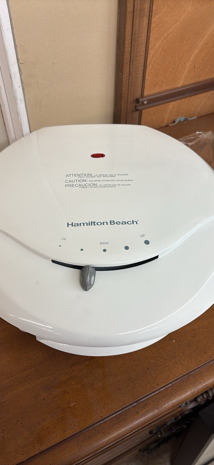 Hamilton Beach Adjustable Electric Contact Grill & Griddle, White/Black