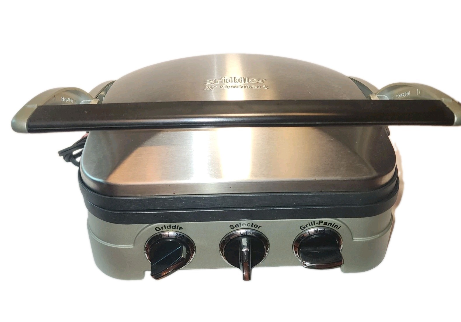 Cuisinart Griddler 5-in-1 GR-4N – Brushed Stainless Steel, 13.5″ x 11.5″